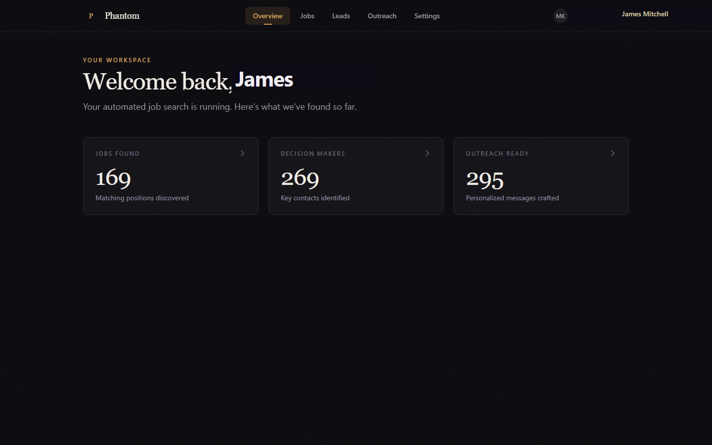 Pipeline overview dashboard